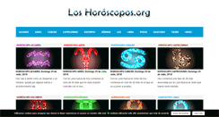 Desktop Screenshot of loshoroscopos.org