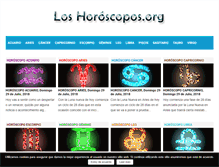 Tablet Screenshot of loshoroscopos.org